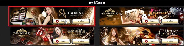 บาคาร่า sa gaming